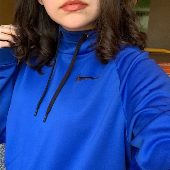 (SOLD) DriFit blue nike hoodie - Picture 1 of 4